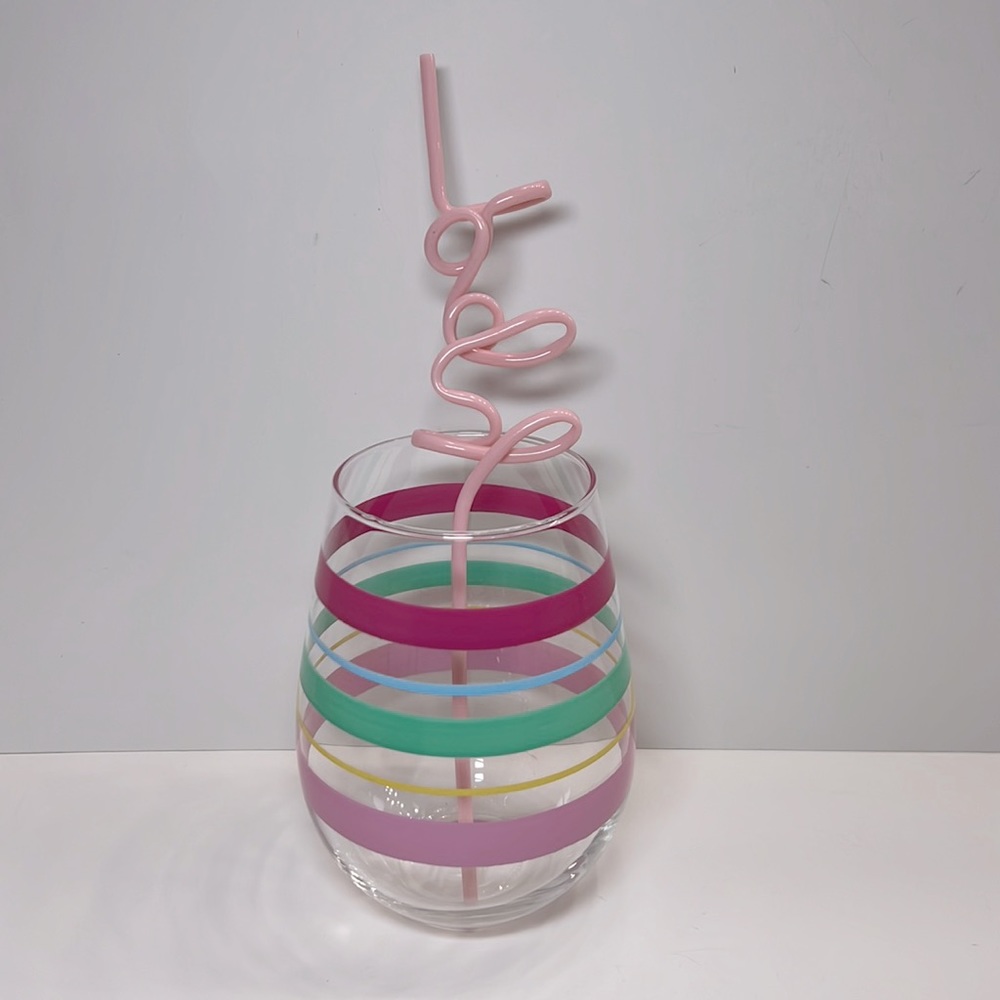 New Drink Tumbler with Crazy Straw